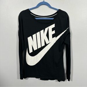 Nike Women's Black Doleman Long Sleeve Top